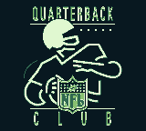 NFL Quarterback Club back cover for GameBoy